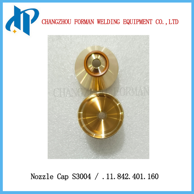 Kjellberg 플라즈마 절단 토치 소모품용 노즐 캡 S3004 고정 캡 .11.842.401.160 
