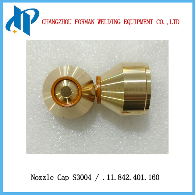 Kjellberg 플라즈마 절단 토치 소모품용 노즐 캡 S3004 고정 캡 .11.842.401.160 