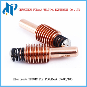 Elektrot 220842 g&uuml;m&uuml;ş &ccedil;ekirdek, 220777 bakır artı Plazma Kesme Torcu Sarf Malzemeleri 10-105A, uygun 220941 220816 220819 220990 220930 220817 220857 220854 220994 220953 228716