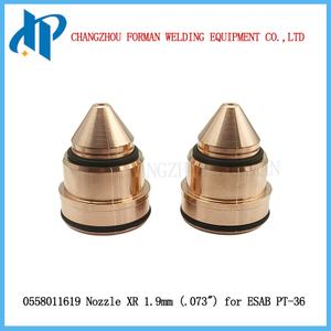 0558011619 D&uuml;se XR 1,9 mm (0,073 Zoll) f&uuml;r Esab PT36 Plasmaschneidbrenner-Verbrauchsmaterialien