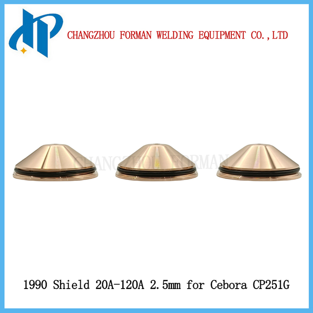 1990 Shield 2.5mm cho vật tư đ&egrave;n pin cắt plasma Cbora Cp251g 20A-120A