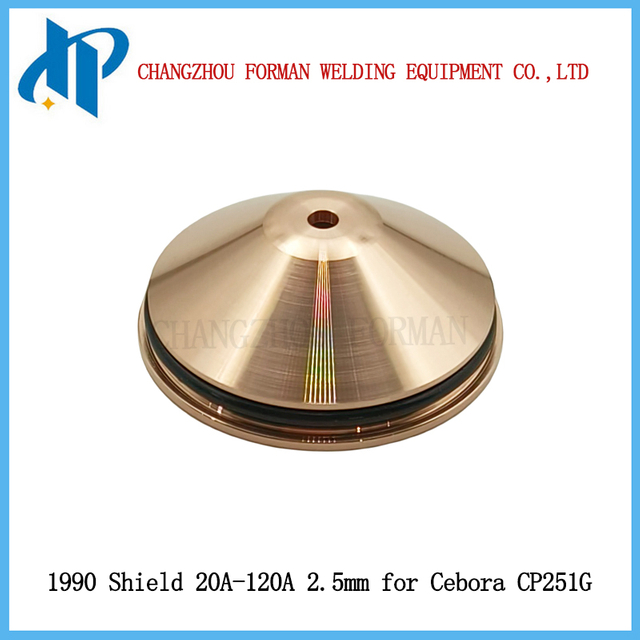 1990 Shield 2.5mm cho vật tư đ&egrave;n pin cắt plasma Cbora Cp251g 20A-120A