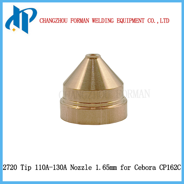 Đầu phun 2721 d&agrave;nh cho vật tư mỏ h&agrave;n plasma Cep162c 110A-130A &Oslash; 1.65mm