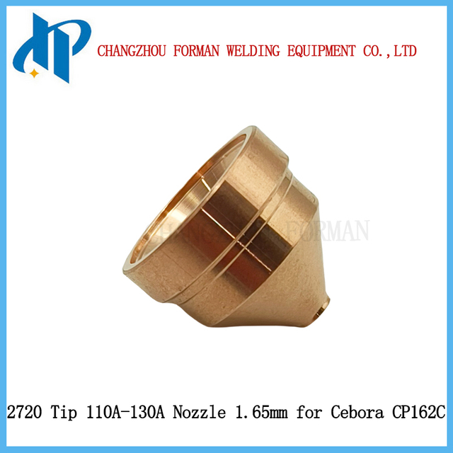Đầu phun 2721 d&agrave;nh cho vật tư mỏ h&agrave;n plasma Cep162c 110A-130A &Oslash; 1.65mm
