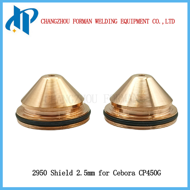 2950 Shield 2.5mm d&agrave;nh cho vật tư mỏ cắt plasma Cbora Cp450g